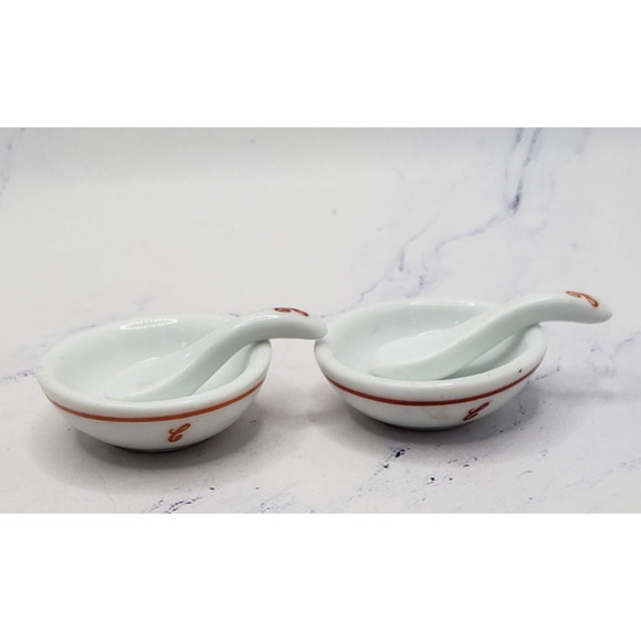 Campbell Soup Kids Vintage Miniature Bowl and Spoon Set of 2 - Picture 1 of 13